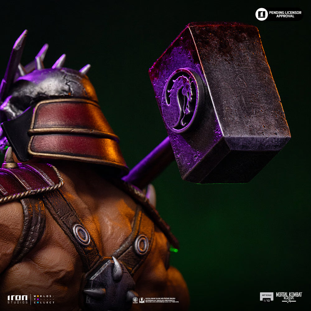 PRE-ORDER Iron Studios Mortal Kombat Shao Kahn, Emperor of Outworld Art Scale 1/10th Statue