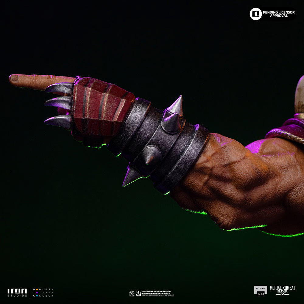 PRE-ORDER Iron Studios Mortal Kombat Shao Kahn, Emperor of Outworld Art Scale 1/10th Statue
