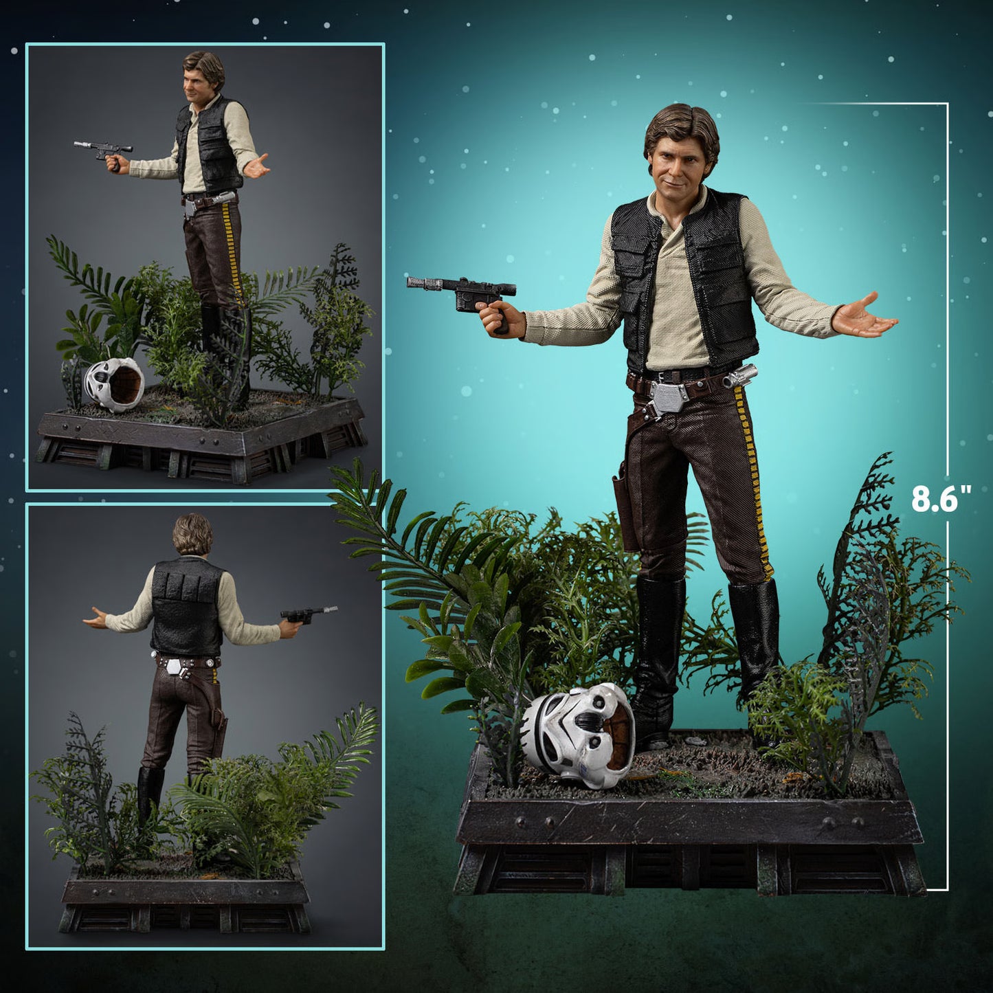 PRE-ORDER Iron Studios Star Wars: Return of the Jedi Han Solo Art Scale 1:10 Statue