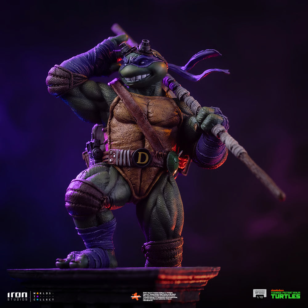 PRE-ORDER Iron Studios Teenage Mutant Ninja Turtles Donatello Unleashed Art Scale 1:10 Statue