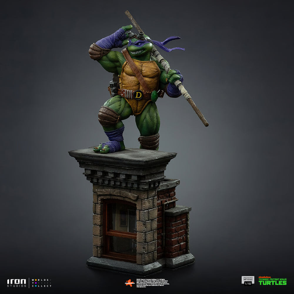 PRE-ORDER Iron Studios Teenage Mutant Ninja Turtles Donatello Unleashed Art Scale 1:10 Statue