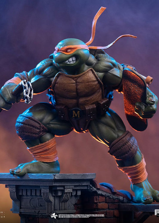PRE-ORDER Iron Studios Teenage Mutant Ninja Turtles Michelangelo Unleashed Art Scale 1:10 Statue