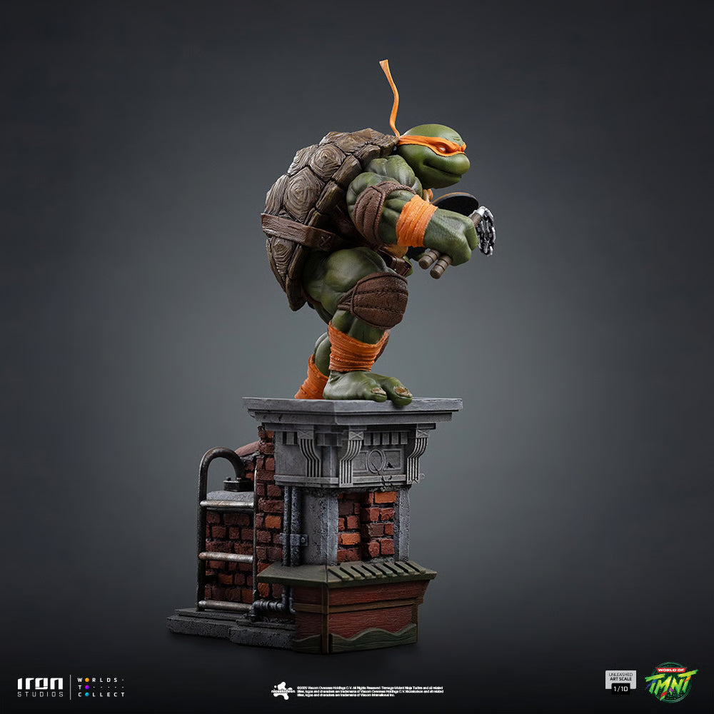 PRE-ORDER Iron Studios Teenage Mutant Ninja Turtles Michelangelo Unleashed Art Scale 1:10 Statue