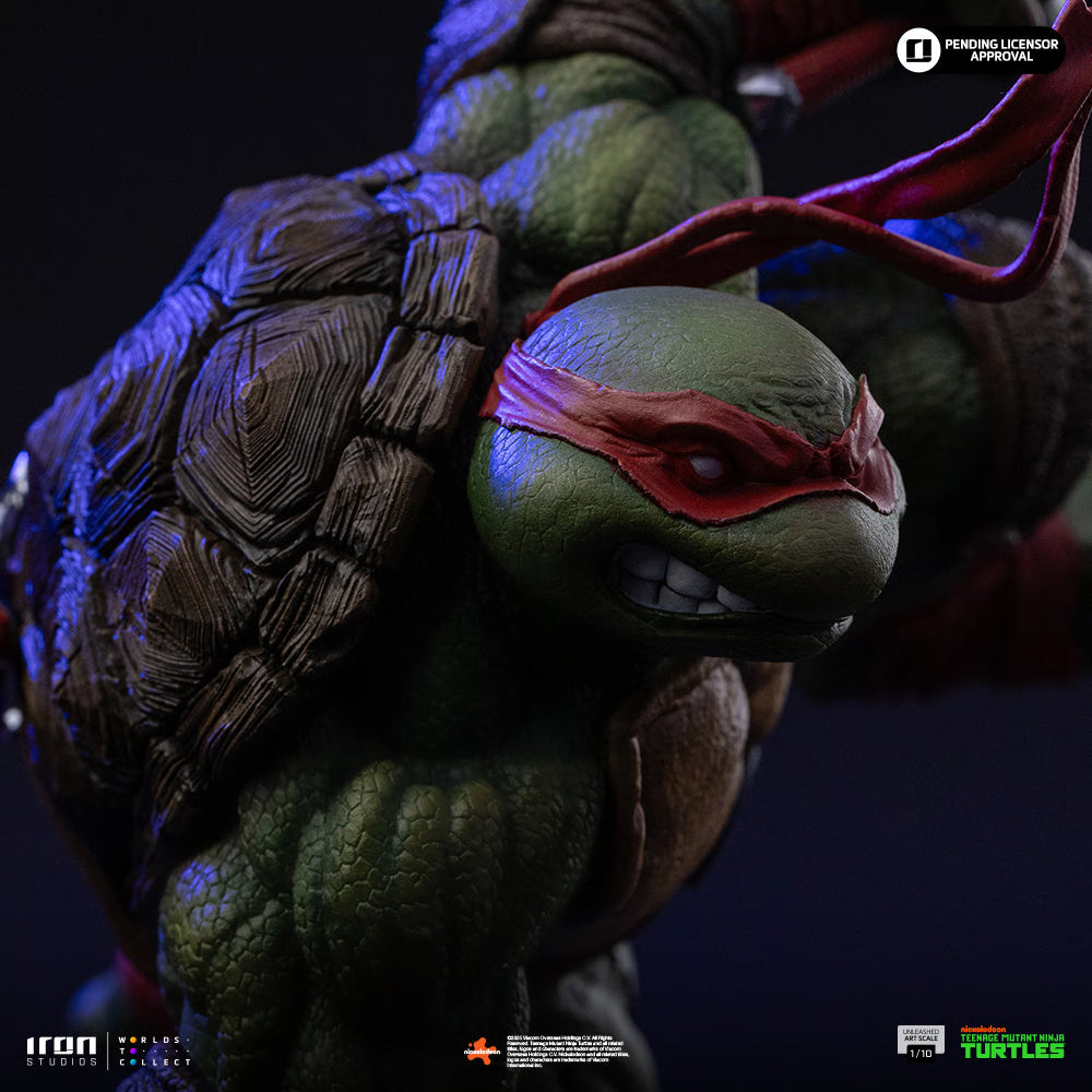 PRE-ORDER Iron Studios Teenage Mutant Ninja Turtles Raphael Unleashed 1:10 Scale Statue