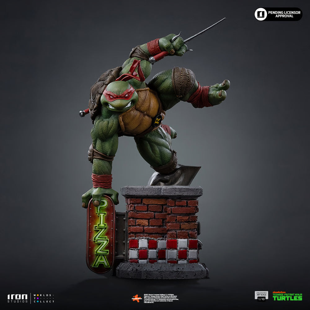 PRE-ORDER Iron Studios Teenage Mutant Ninja Turtles Raphael Unleashed 1:10 Scale Statue