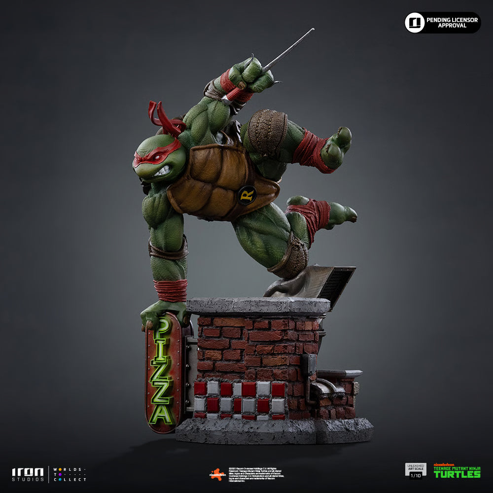 PRE-ORDER Iron Studios Teenage Mutant Ninja Turtles Raphael Unleashed 1:10 Scale Statue