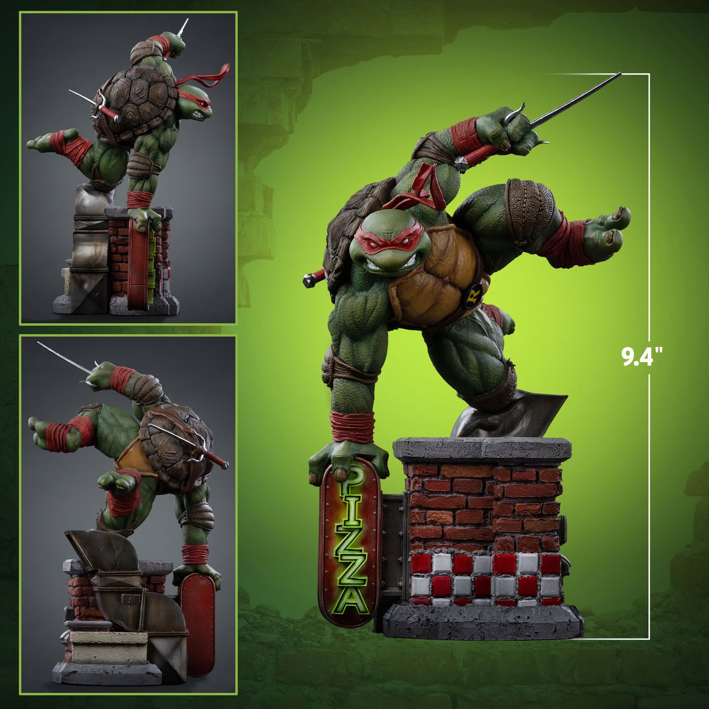 PRE-ORDER Iron Studios Teenage Mutant Ninja Turtles Raphael Unleashed 1:10 Scale Statue