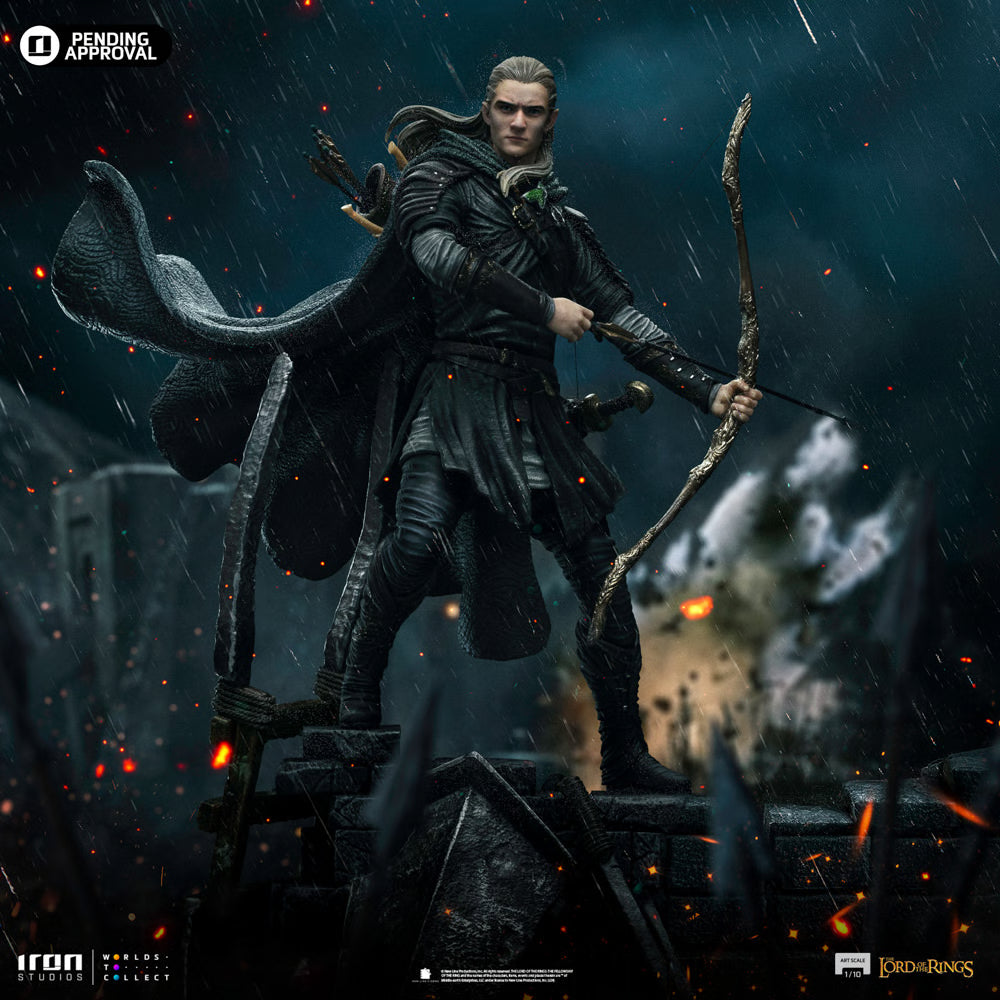 PRE-ORDER Iron Studios The Lord of the Rings Legolas Unleashed 1:10 Scale Statue