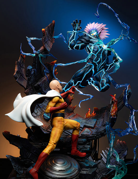 PRE-ORDER Jimei Palace One-Punch Man Saitama vs. Lord Boros Statue