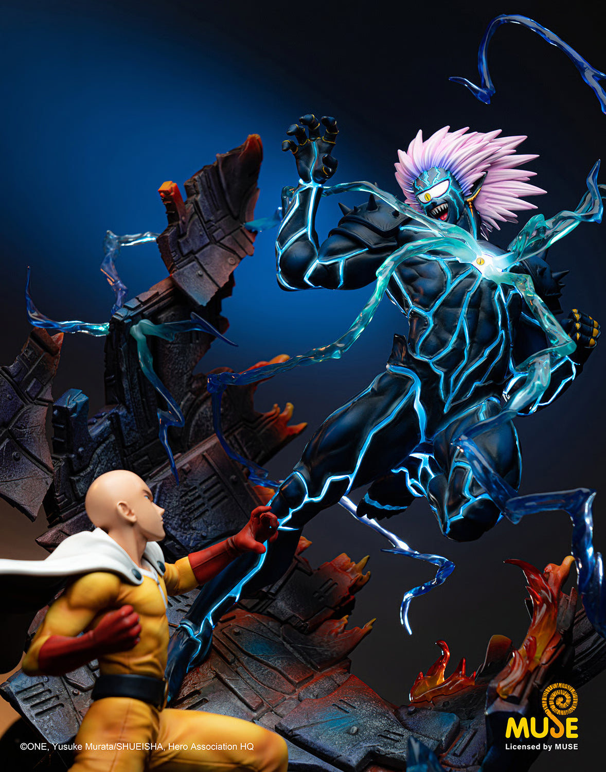 PRE-ORDER Jimei Palace One-Punch Man Saitama vs. Lord Boros Statue