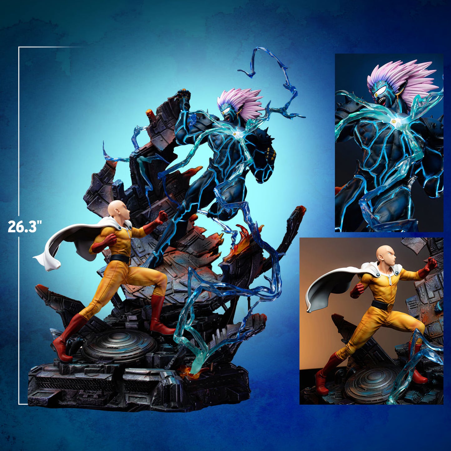 PRE-ORDER Jimei Palace One-Punch Man Saitama vs. Lord Boros Statue