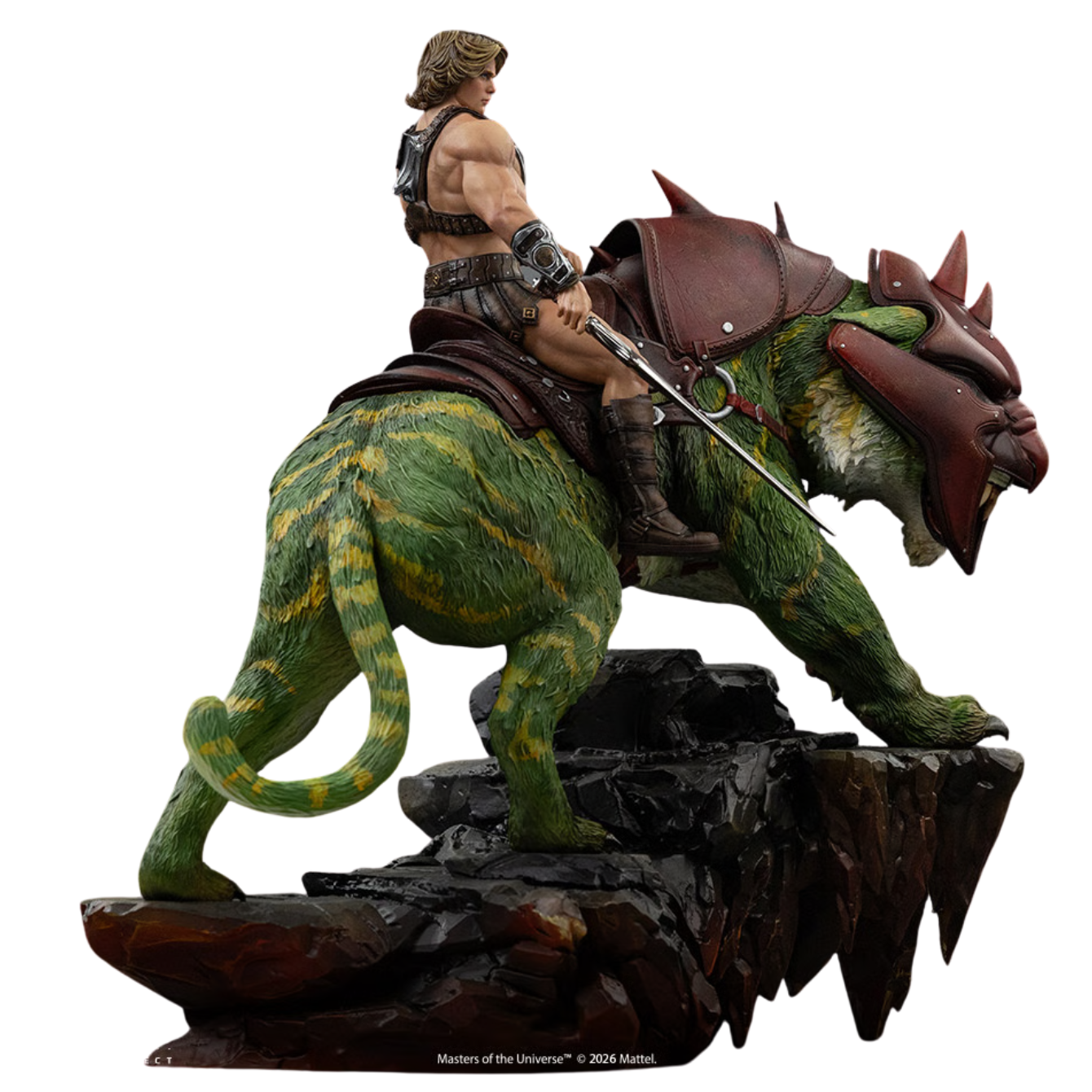 PRE-ORDER He-Man and Battle Cat Deluxe 1:10 Scale Statue