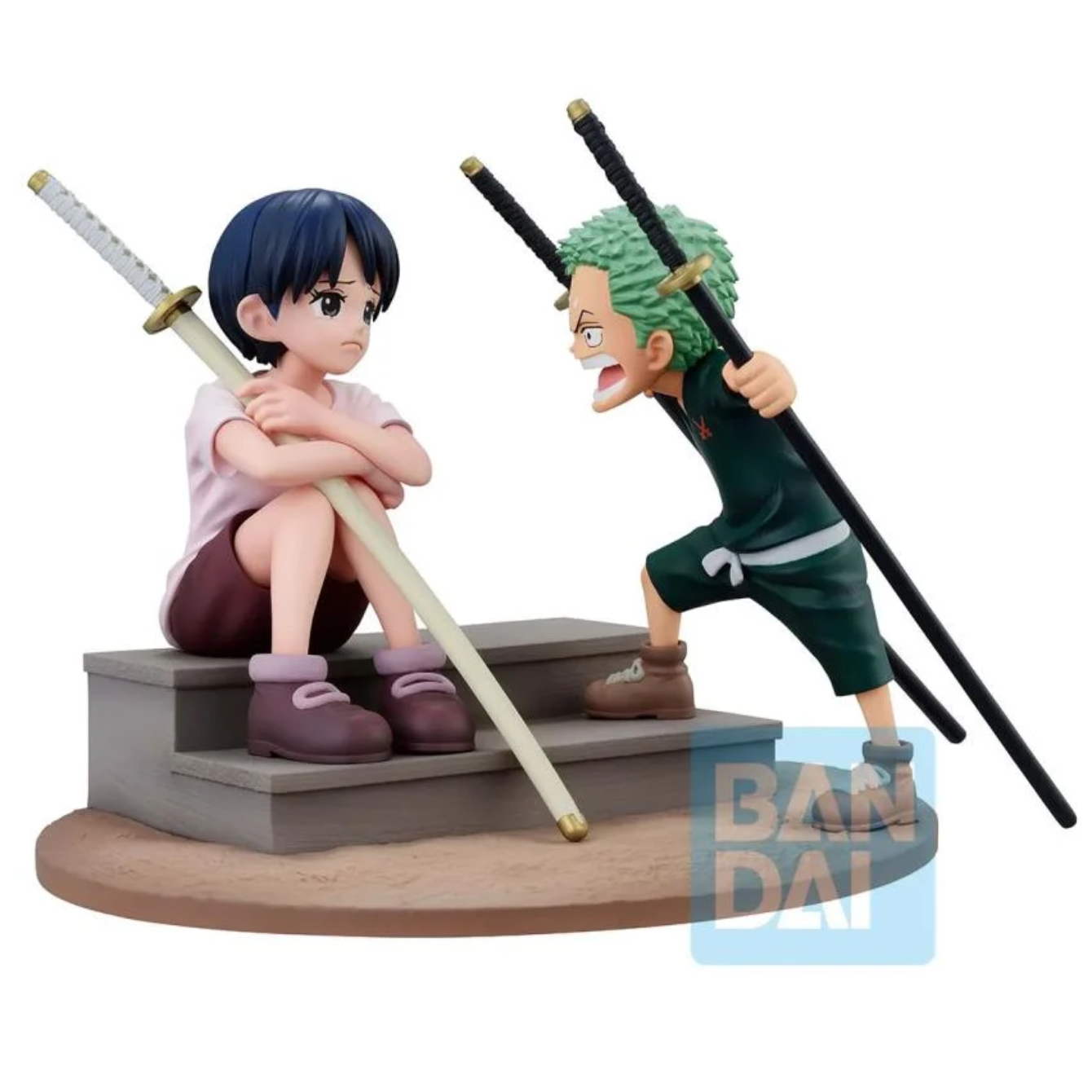 One Piece Ichibansho Revible Moment Roronoa Zoro & Kuina (Road to Dawn) Figure