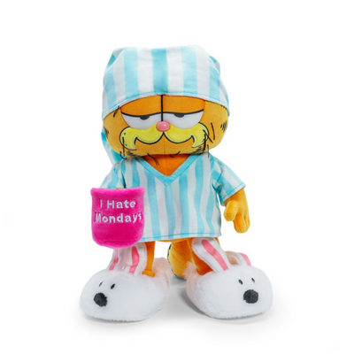 GROUCHY GARFIELD IN PAJAMAS AND SLIPPERS 13 IN PLUSH