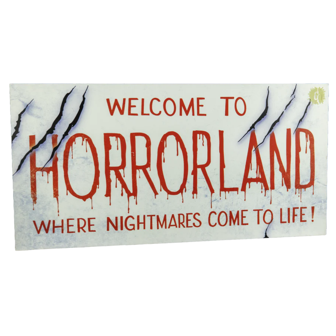 PRE-ORDER Goosebumps - Horrorland Wood Sign