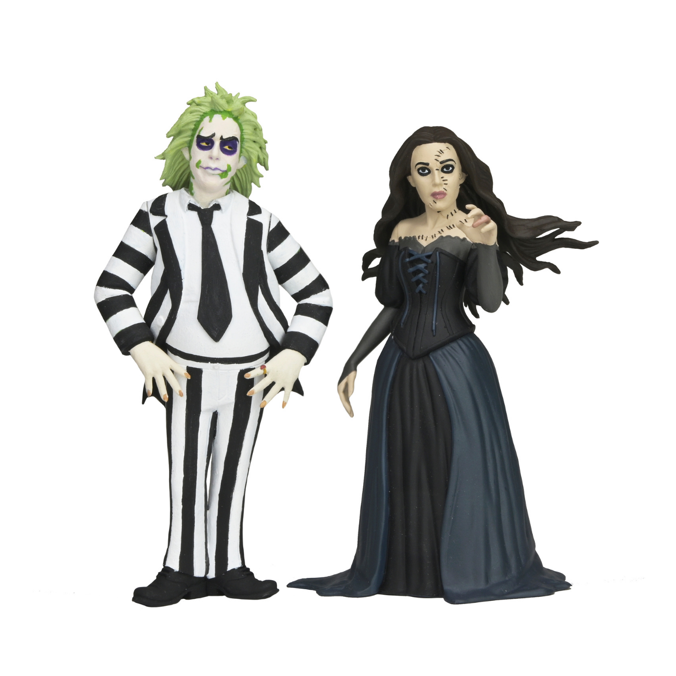 BEETLEJUICE 2 (2024) - 6 IN SCALE ACTION FIGURE - TOONY TERRORS BEETLEJUICE AND DELORES 2PK