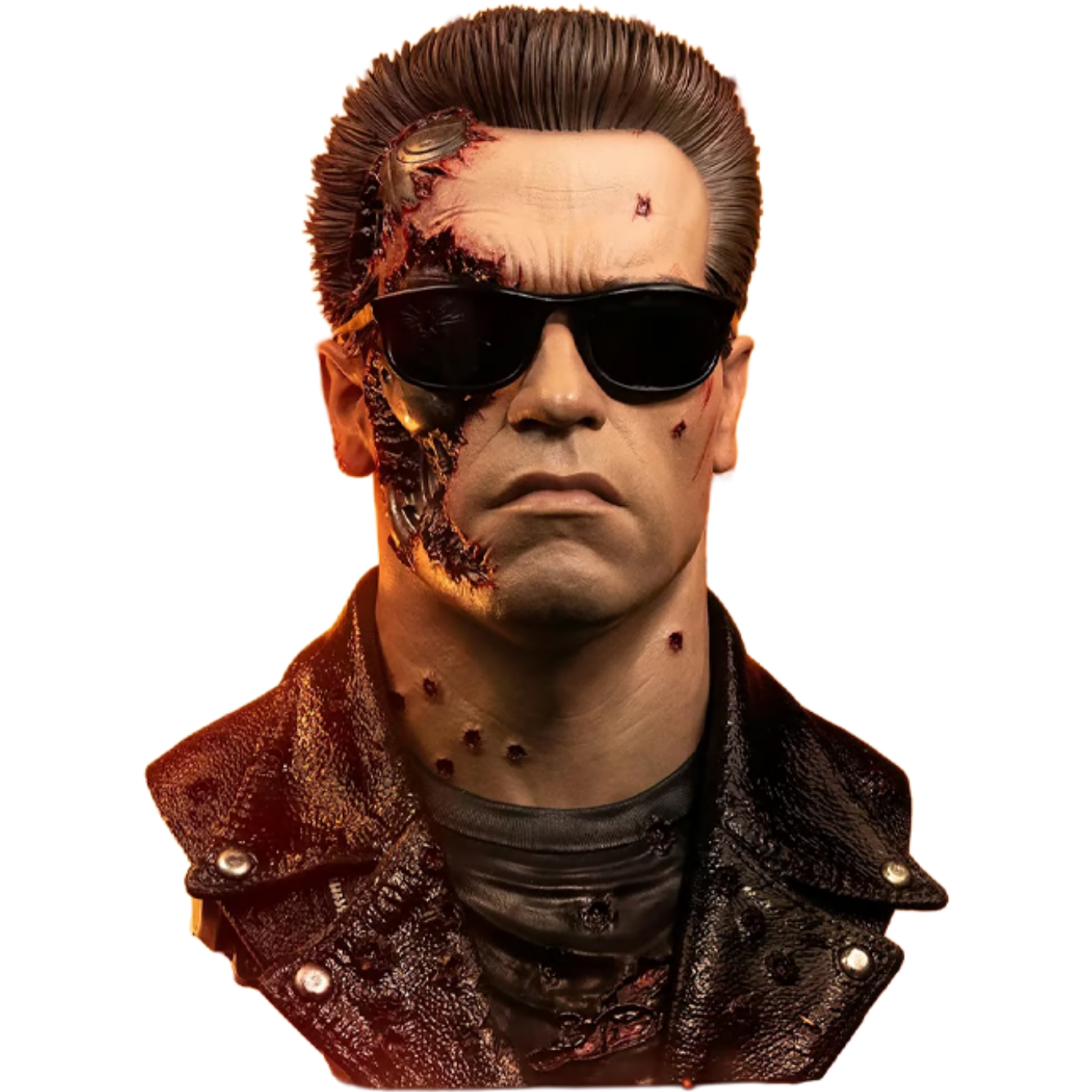 PRE-ORDER T-800 Model 101 (Battle Damaged) Art Mask Life-Size Bust by PureArts