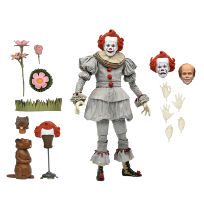 PRE-ORDER WELCOME TO DERRY - 7 INCH SCALE ACTION FIGURE - ULTIMATE BOB GRAY AS PENNYWISE