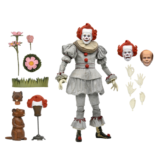 WELCOME TO DERRY - 7 INCH SCALE ACTION FIGURE - ULTIMATE BOB GRAY AS PENNYWISE