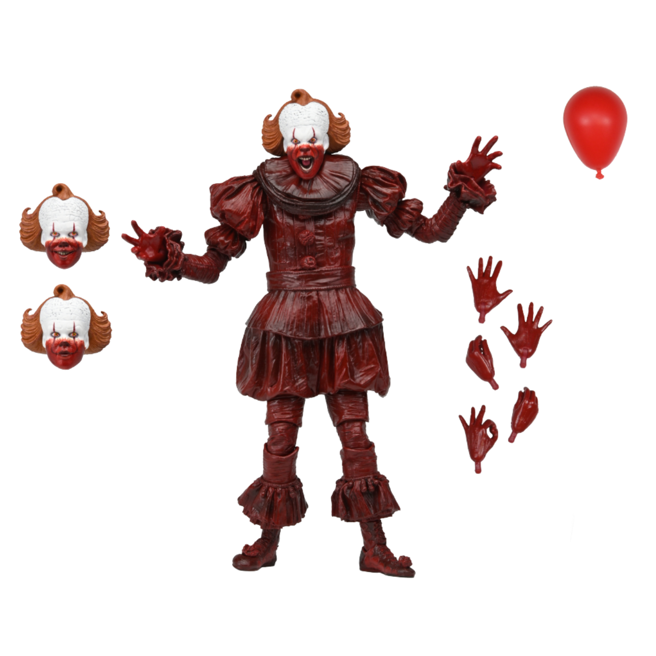 PRE-ORDER WELCOME TO DERRY - 7 INCH SCALE ACTION FIGURE - ULTIMATE BLOOD PENNYWISE