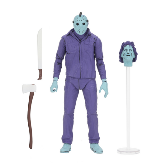 FRIDAY THE 13TH - 7 INCH SCALE FIGURE - JASON (CLASSIC VIDEO GAME APPEARANCE W/ THEME MUSIC)