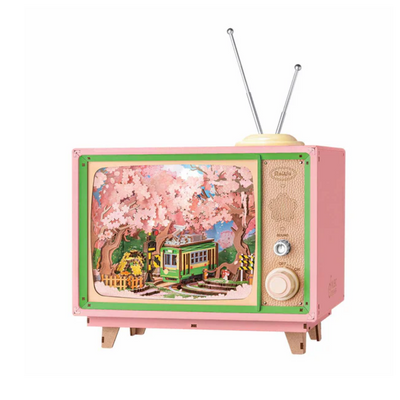 Rolife Sakura Dreamy Tour DIY Music Box 3D Wooden Puzzle AMT02