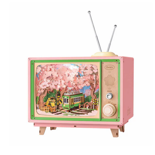 Rolife Sakura Dreamy Tour DIY Music Box 3D Wooden Puzzle AMT02