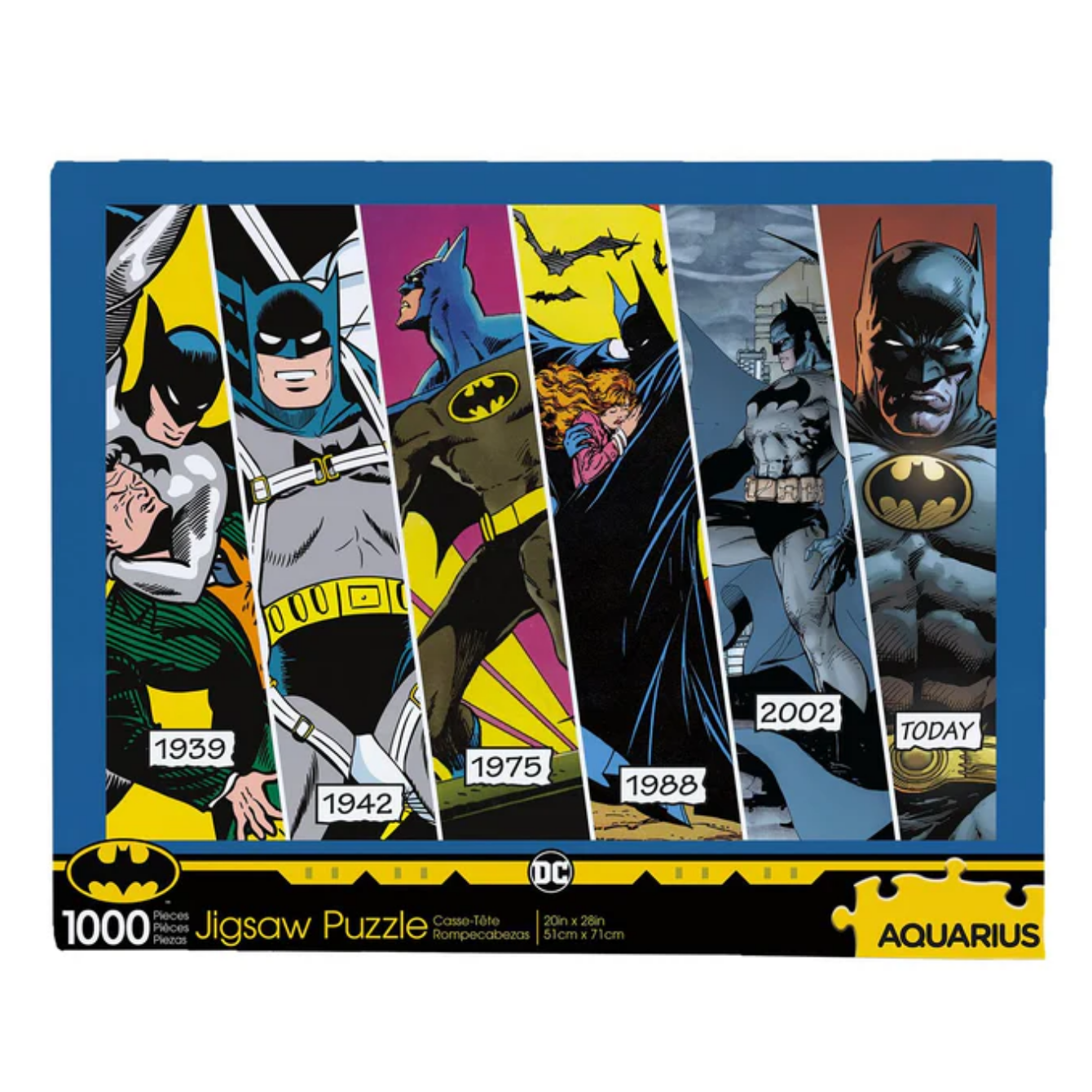 DC Comics Batman Timeline 1000 Piece Jigsaw – Replay Toys LLC