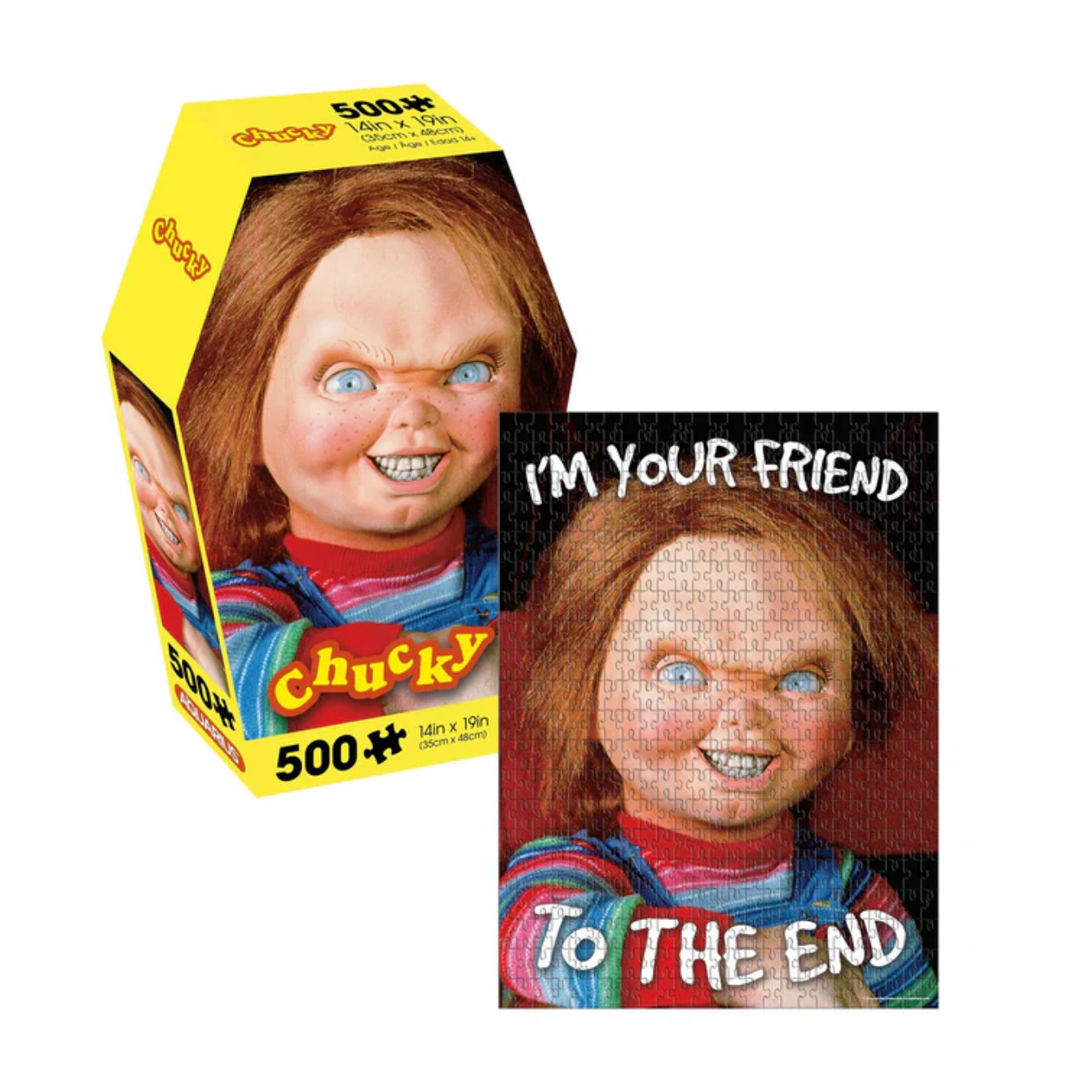 Child's Play Chucky Coffin Box 500 Piece Jigsaw Puzzle