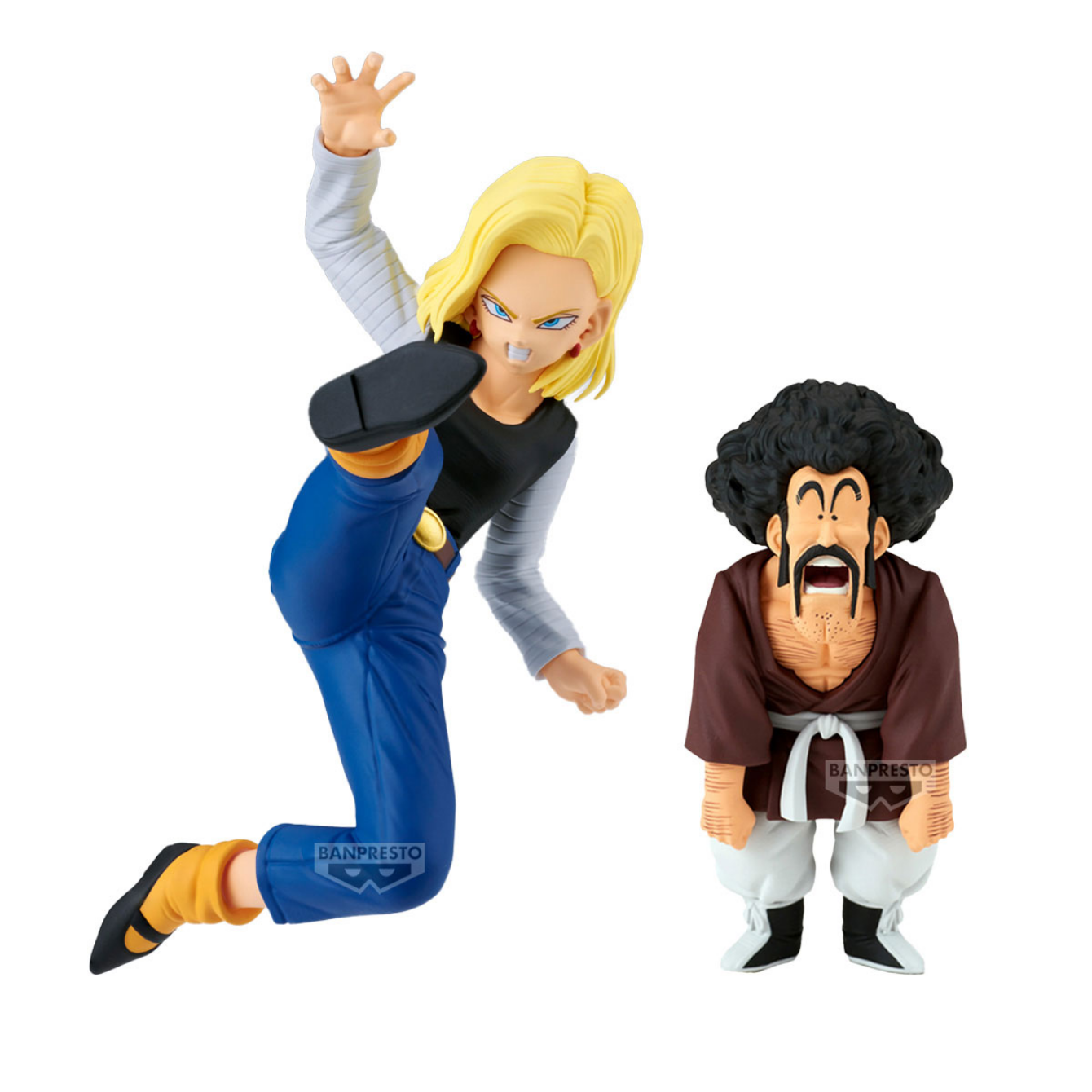 DRAGON BALL Z MATCH MAKERS ANDROID 18 VS MR. SATAN(VS MIGHTY MASK)