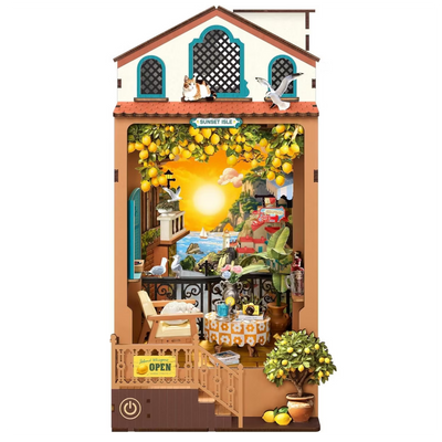 Rolife DIY Book Nook Kit Sunset Isle