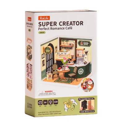 Rolife Perfect Romance Café DIY Miniature House DW028