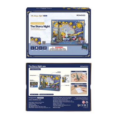Rowood The Starry Night Wall Art 3D Wooden Puzzle TH003
