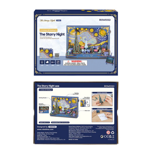 Rowood The Starry Night Wall Art 3D Wooden Puzzle TH003