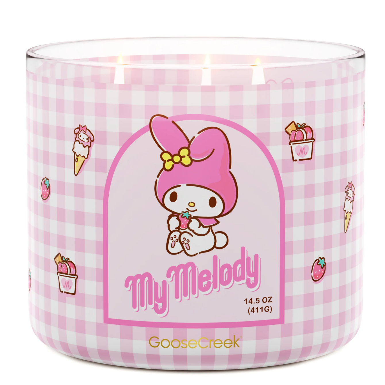 My Melody Hello Kitty 3-Wick Candle