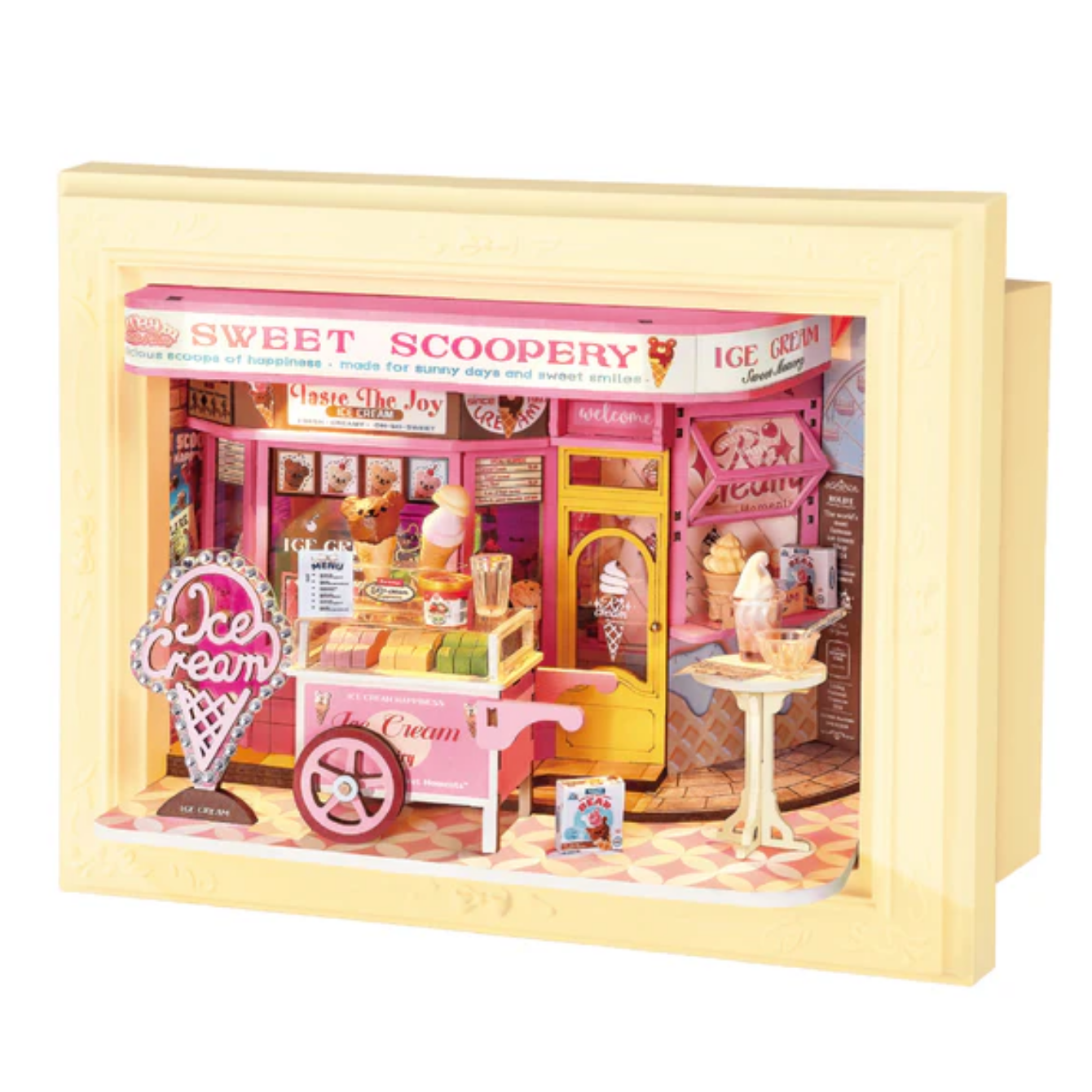 Rolife Sweet Scoopery Ice Cream 3D Wooden Puzzle DP002