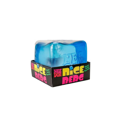 PRE-ORDER Schylling Nice Berg NeeDoh Squishy Fidget Toy Blue 1ct