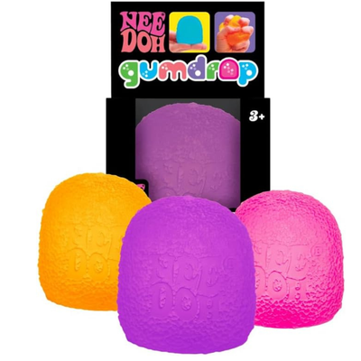 PRE-ORDER Schylling NeeDoh Gumdrop Textured Sensory Fidget Toy Colors May Vary
