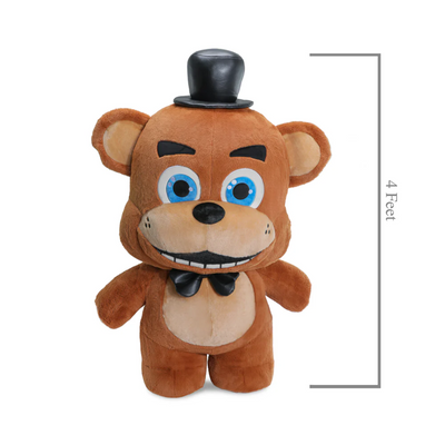 FIVE NIGHTS AT FREDDY'S- FREDDY FAZBEAR LIFE-SIZE 4-FOOT PLUSH