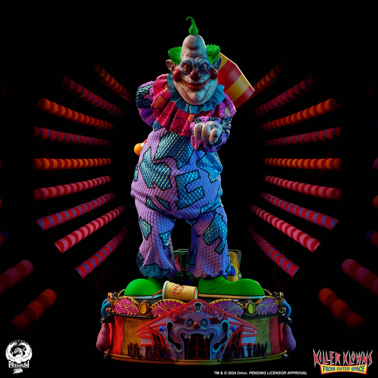 PRE-ORDER Jumbo Quarter Scale Statue Killer Klowns