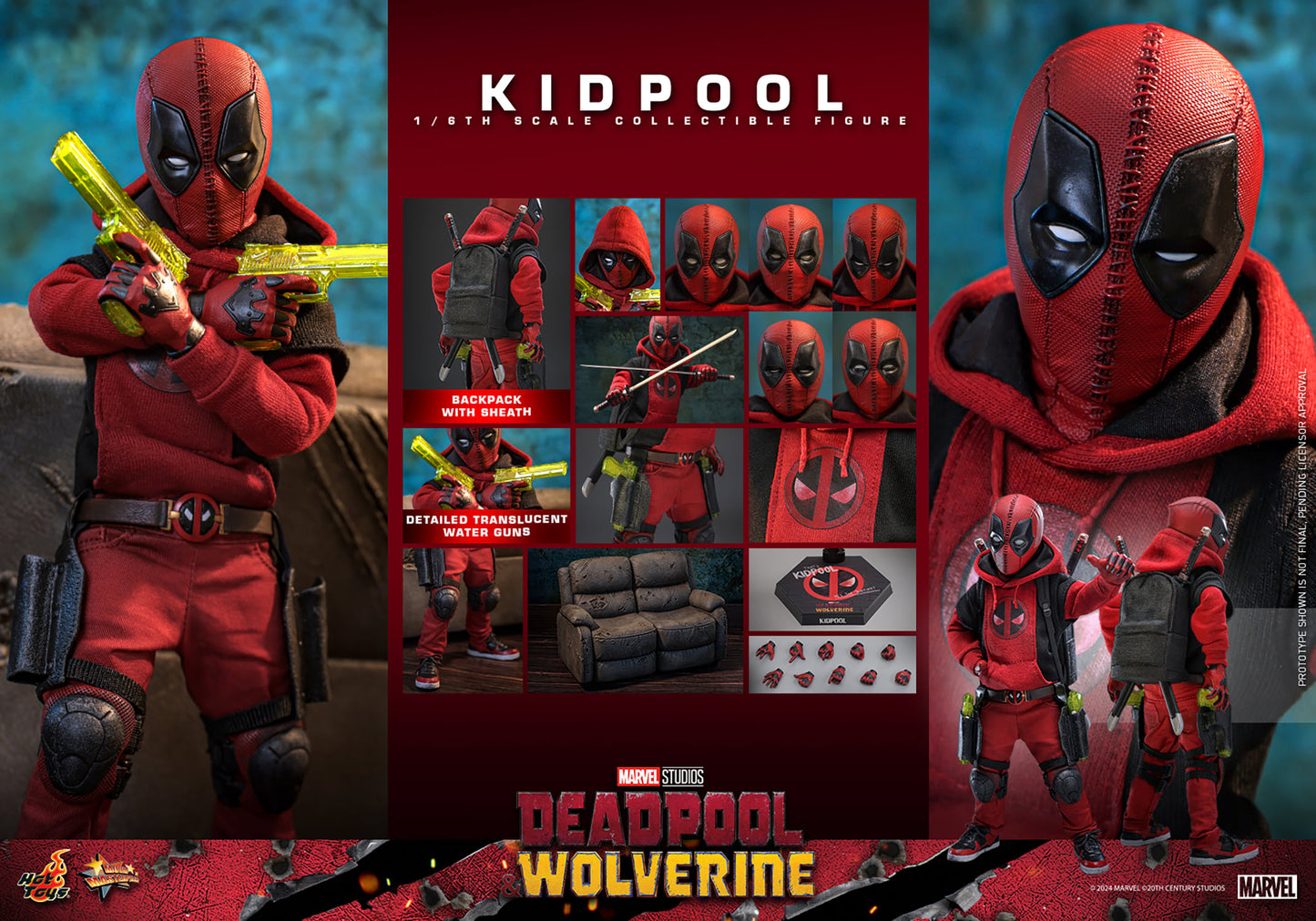 PRE-ORDER Kidpool Sixth Scale Figure