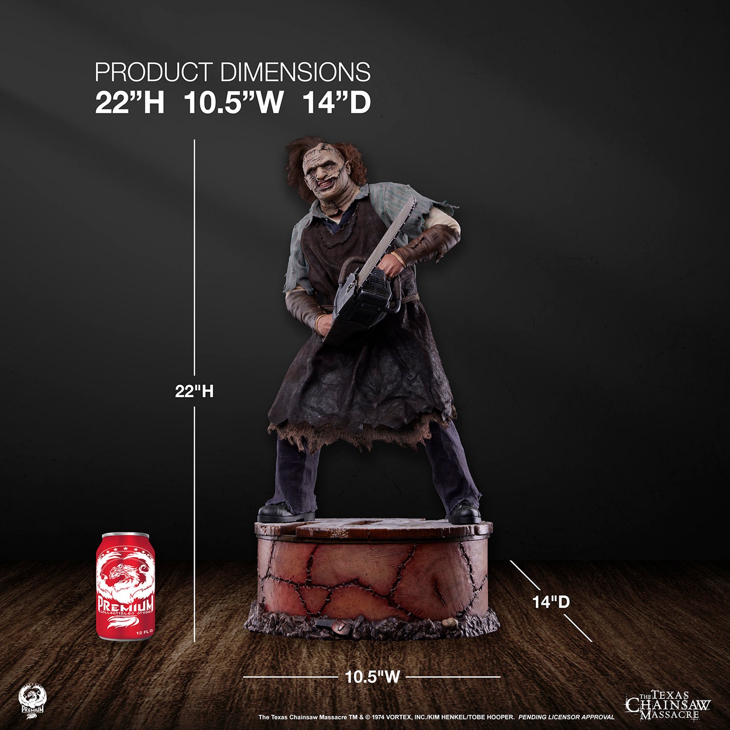 PRE-ORDER Leatherface Quarter Scale Statue