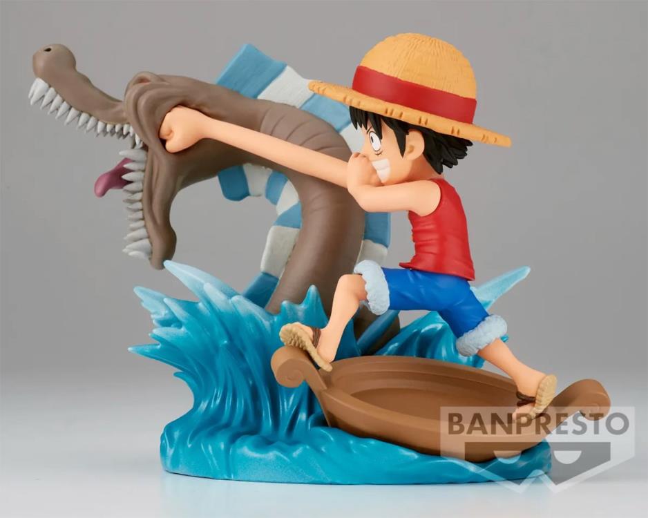 Log Stories - Monkey.D.Luffy vs Local Sea Monster - "One Piece", Bandai Spirits World Collectable Figure