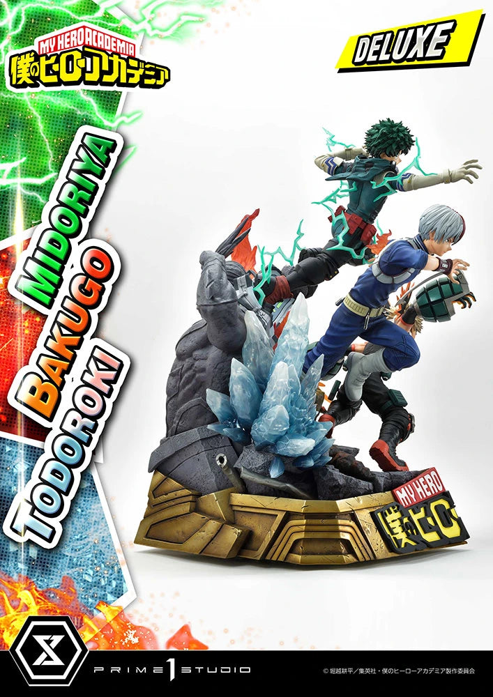 MIDORIYA, BAKUGO & TODOROKI (DELUXE VERSION) Diorama by Prime 1 Studio