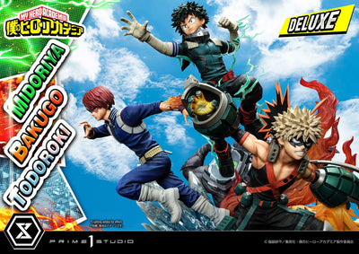 MIDORIYA, BAKUGO & TODOROKI (DELUXE VERSION) Diorama by Prime 1 Studio