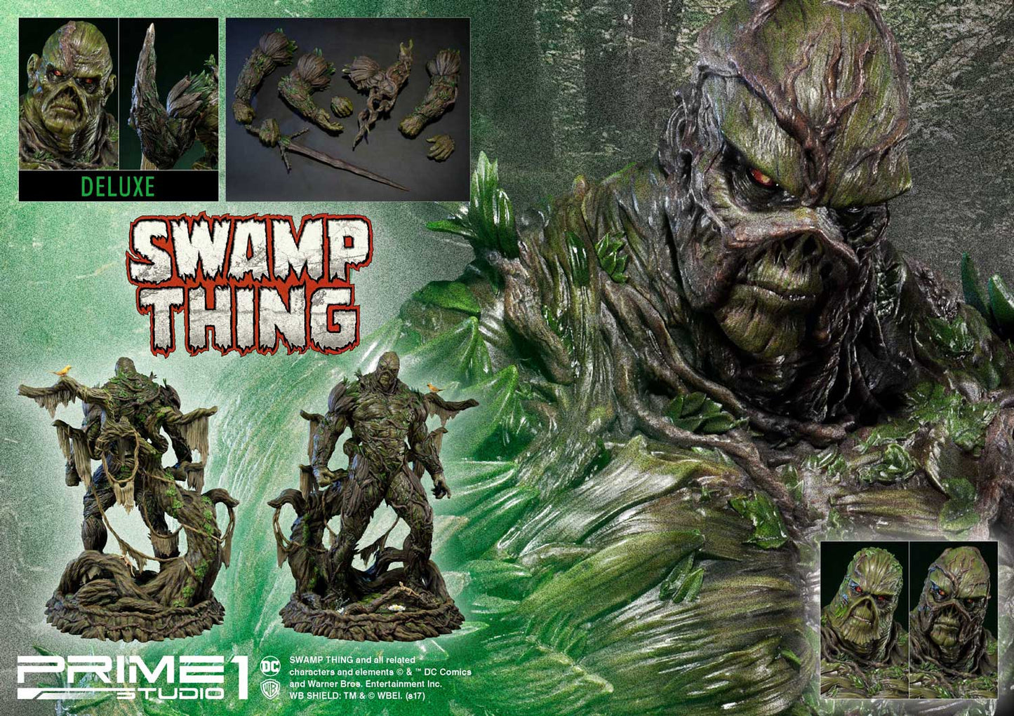 PRE-ORDER Swamp thing Statue Deluxe