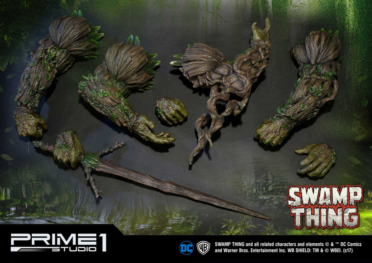 PRE-ORDER Swamp thing Statue Deluxe