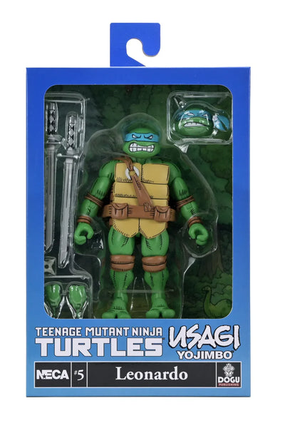 NECA: Teenage Mutant Ninja Turtles x Usagi Yojimbo - Ultimate Leonardo 7"