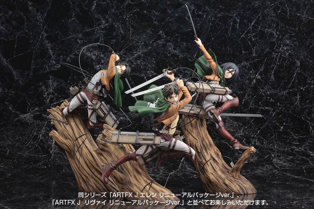 PRE-ORDER ATTACK ON TITAN - ARTFX J MIKASA ACKERMAN RENEWAL PACKAGE VER. [2024]