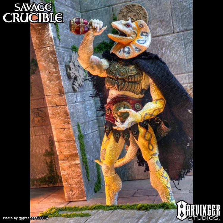 Savage Crucible Shield of D'Zaera Action Figure